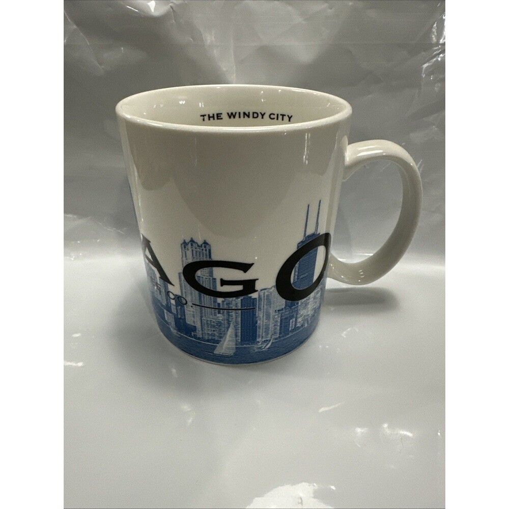 Starbucks - Chicago -  Skyline Series Coffee Mug 2005 Barista Series